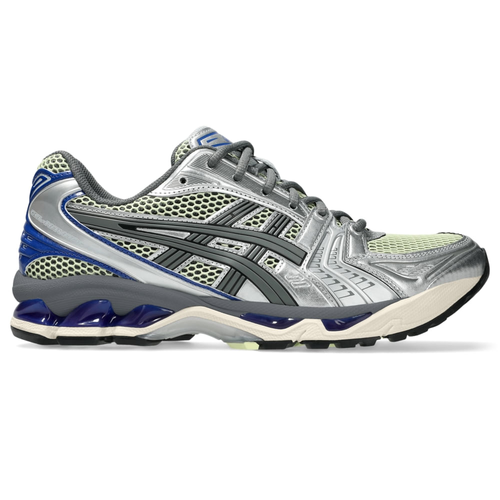 Tênis ASICS GEL-Kayano 14 - Unissex - Amarelo/Azul Tênis ASICS GEL-Kayano 14 - Unissex - Amarelo/Azul