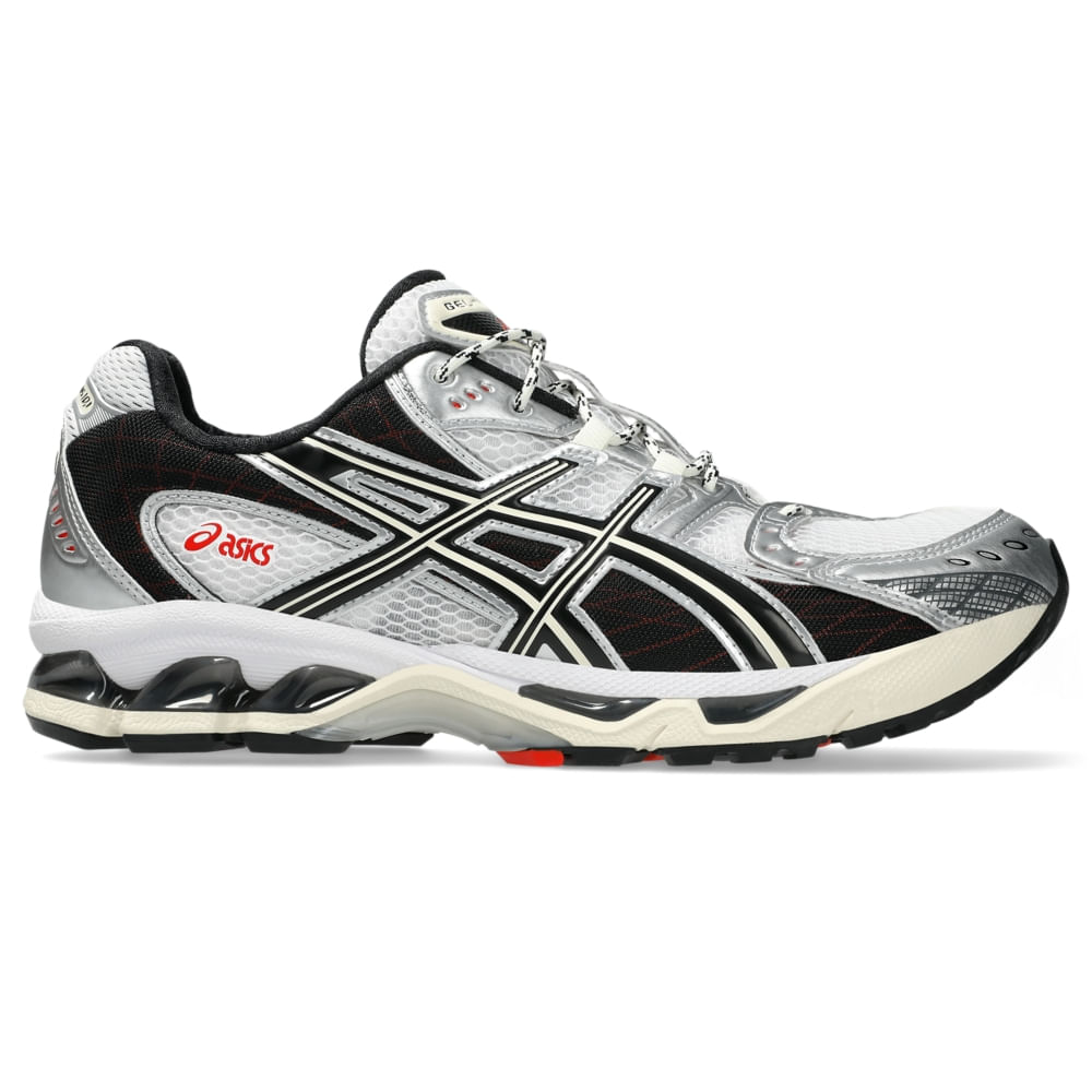 Tênis ASICS GEL-Nimbus 10.1 - Unissex - Branco/Preto