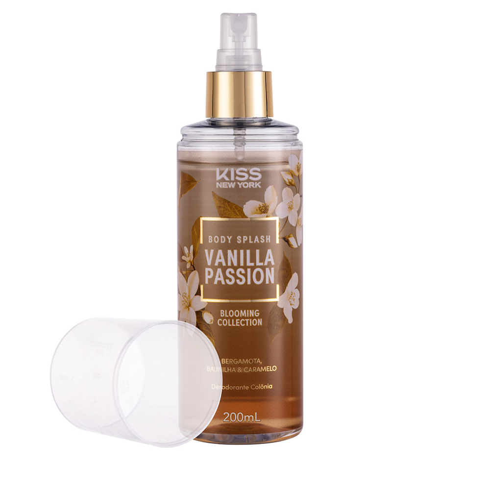 Body splash kiss new york blooming collection vanilla passion 200ml Body splash kiss new york blooming collection vanilla passion 200ml