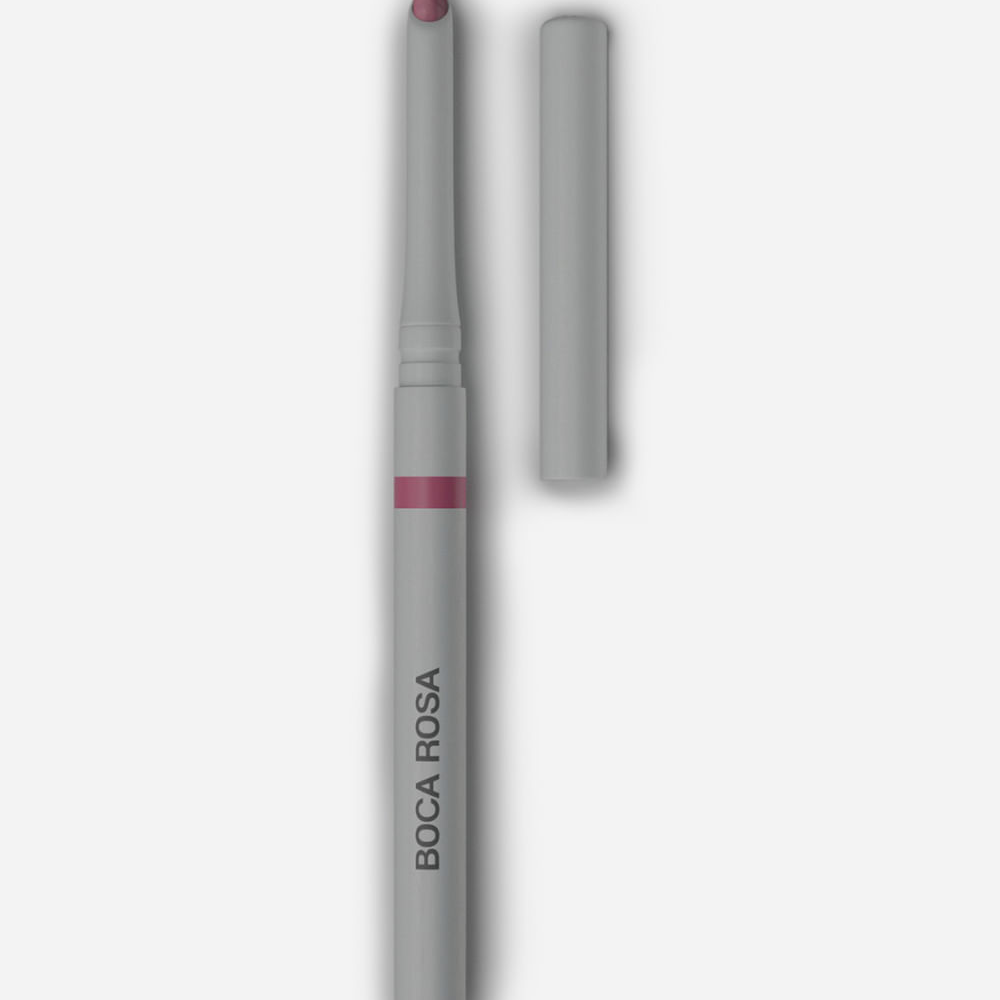 Lápis para contorno labial boca rosa pétala intenso