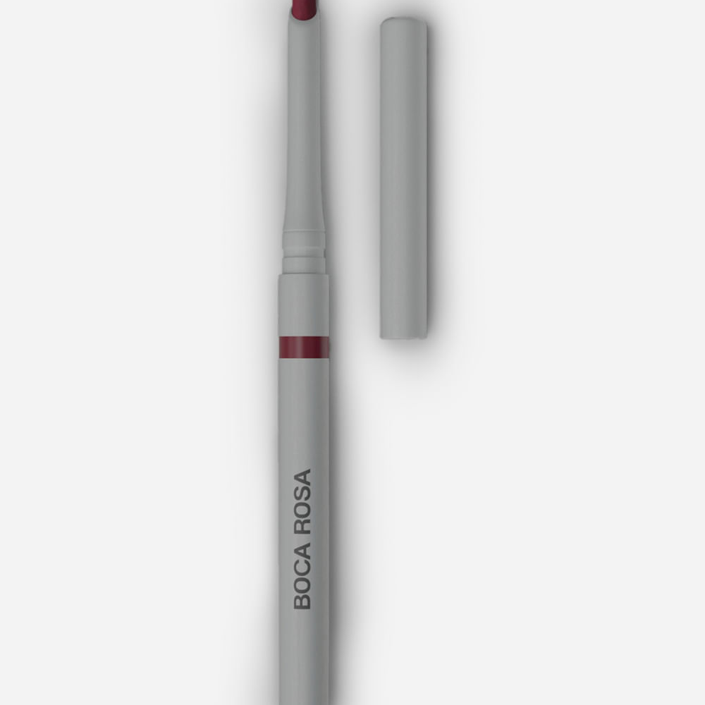 Lápis para contorno labial boca rosa cereja intenso