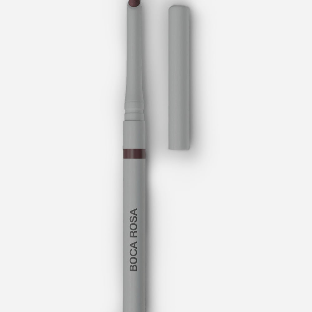 Lápis para contorno labial boca rosa chocolate intenso