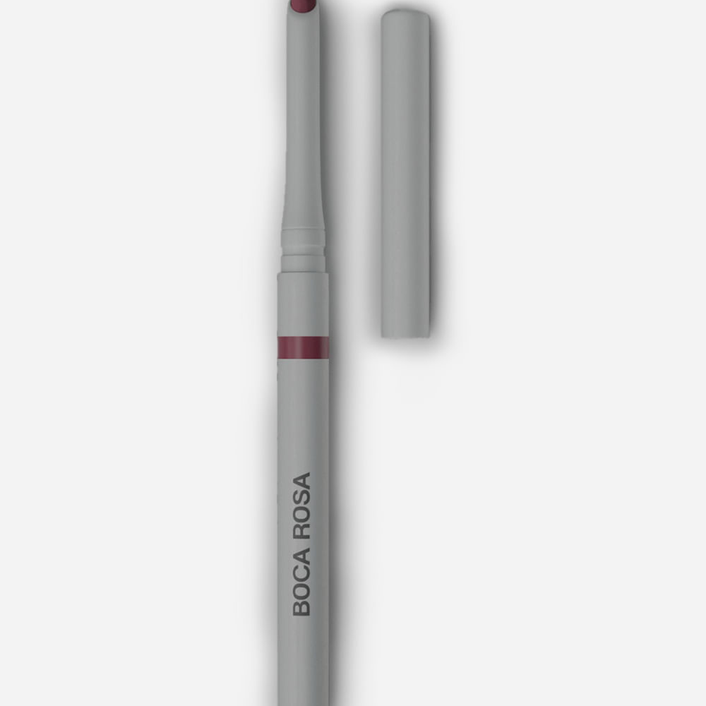 Lápis para contorno labial boca rosa rosa intenso