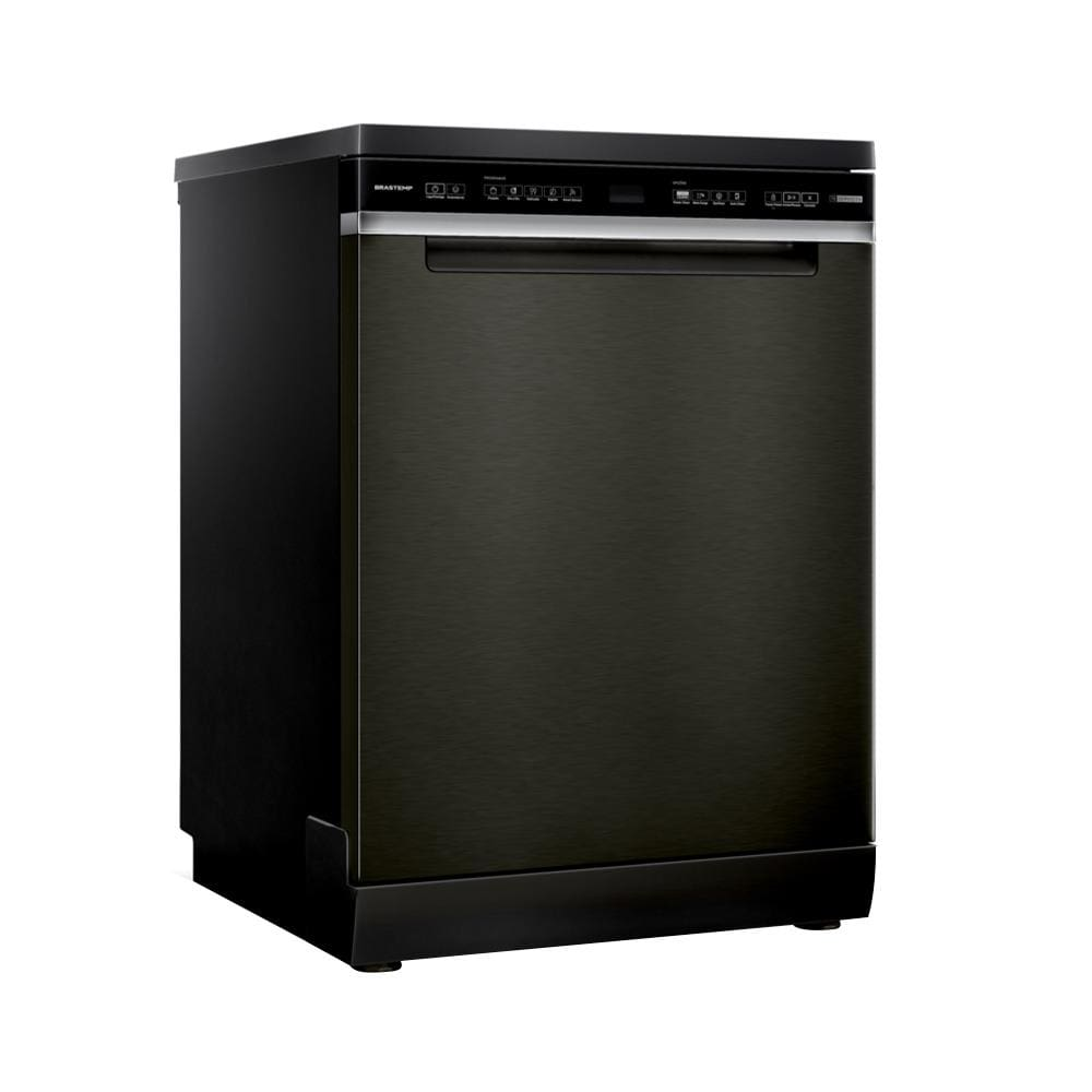 Lava-Louças Brastemp Eclipse Collection BLF62AP 15 Serviços com Smart Sensor, Função Power Clean, Power Rack e Acquaspray - Black Inox - 110V Lava-Louças Brastemp Eclipse Collection BLF62AP 15 Serviços com Smart Sensor, Função Power Clean, Power Rack e Acquaspray - Black Inox - 110V