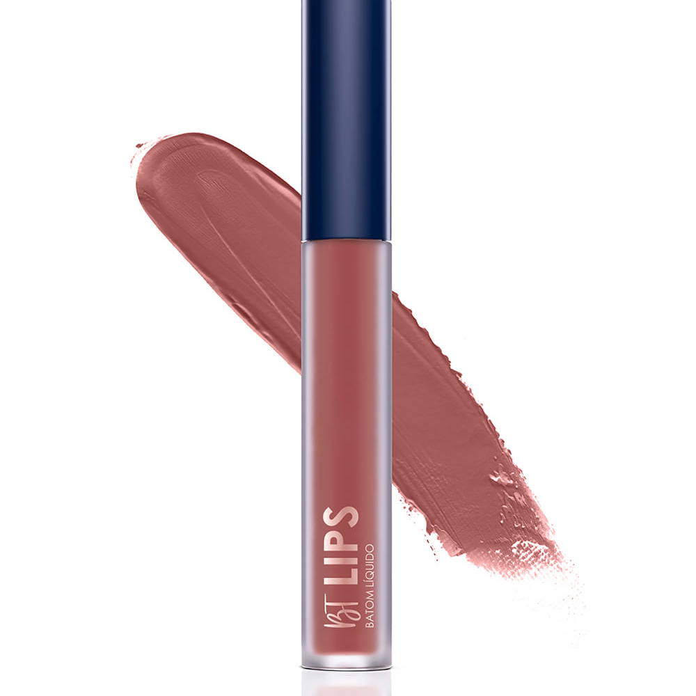 Batom líquido bruna tavares matte gabriela marrom