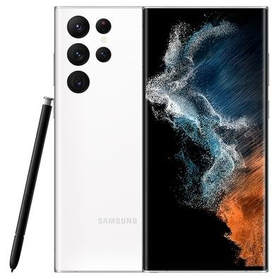 Smartphone Samsung Galaxy S22 Ultra, 256GB, 12GB RAM, Octa Core, Câmera Tripla 108MP, Tela Infinita 6.8, Branco - SM-S908EZWSZTO