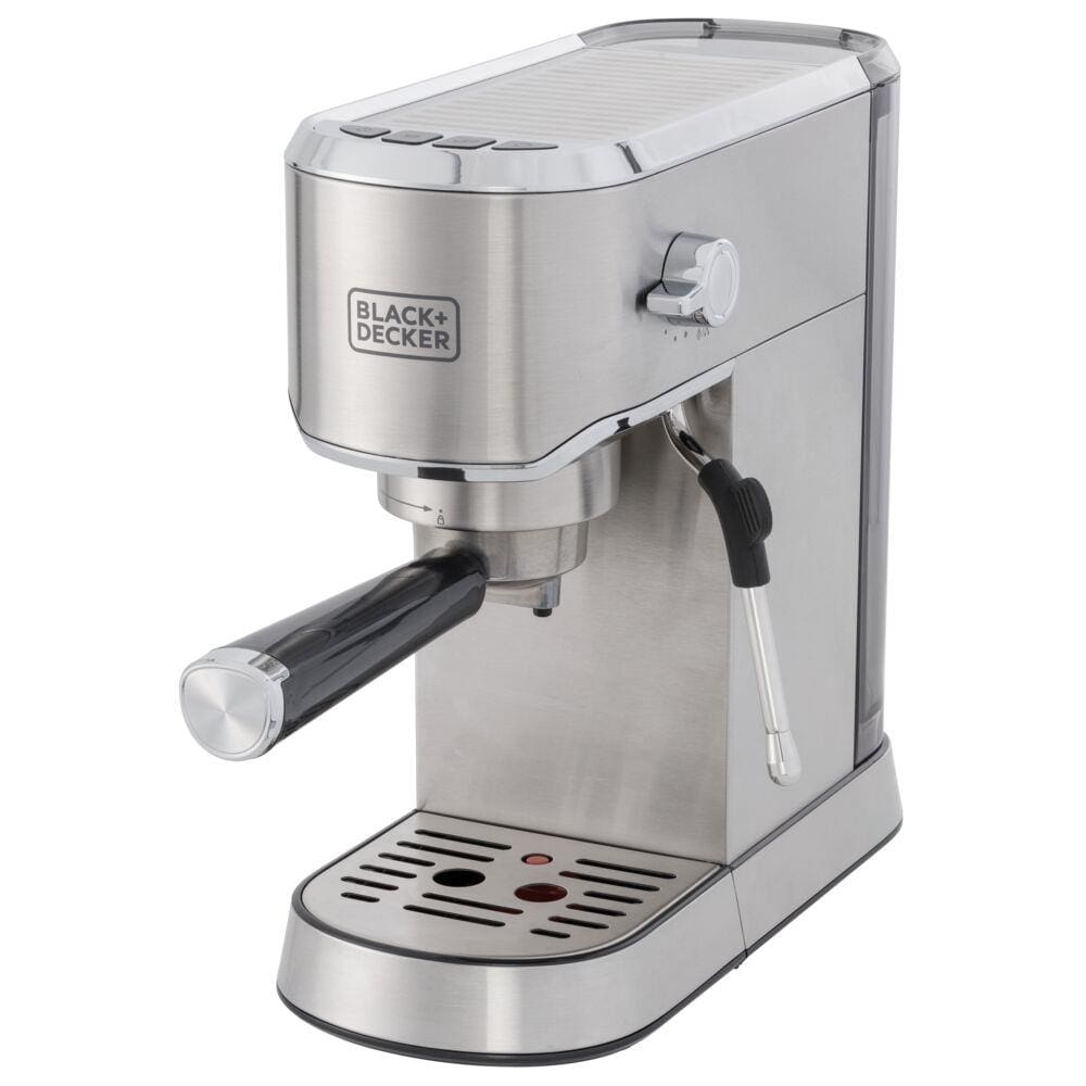 Cafeiteira Espresso Black+Decker CEA1200G Gourmand Gris 1200W Multifunções Inox - 220V Cafeiteira Espresso Black+Decker CEA1200G Gourmand Gris 1200W Multifunções Inox - 220V