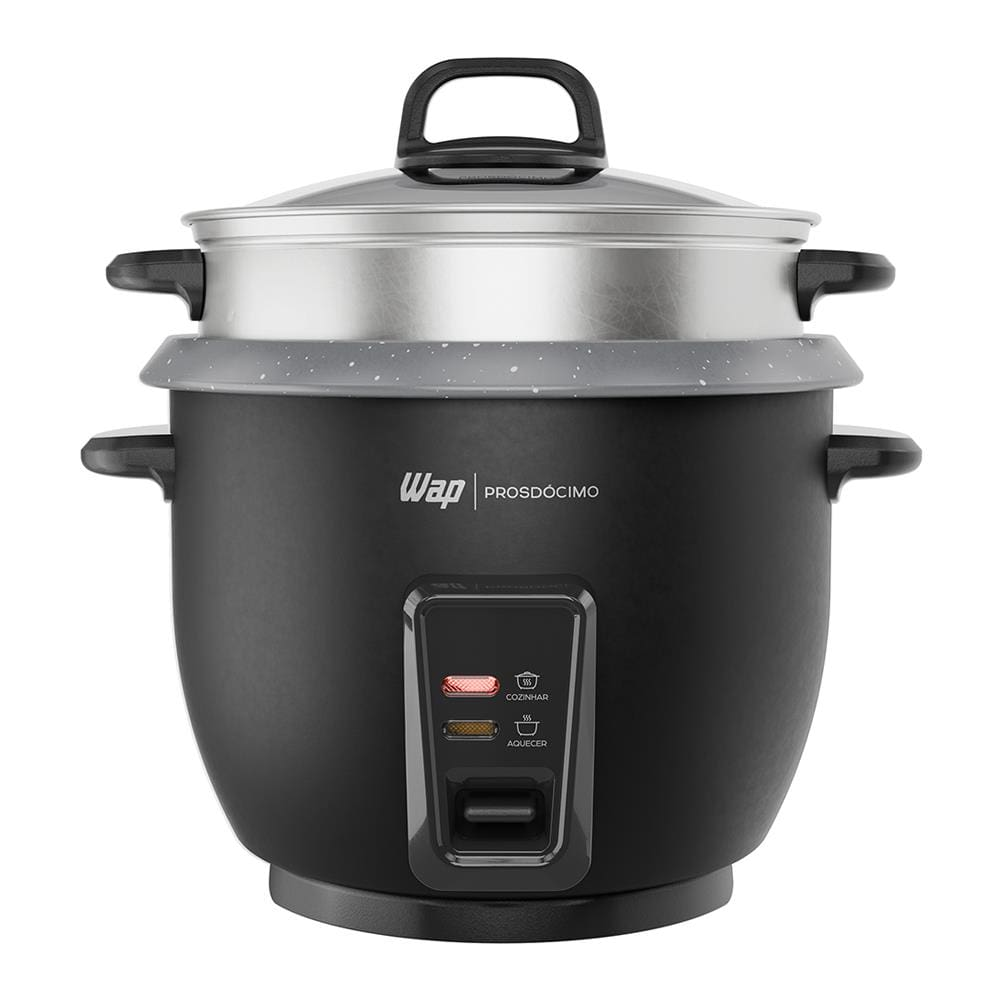Panela Elétrica de Arroz Wap WRC1000 5 Xícaras Preto/Cinza - 110V
