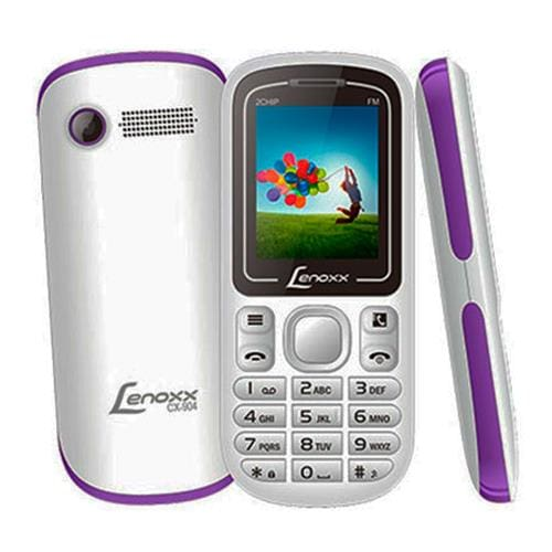 Celular Lenoxx CX 904 Branco/Lilás com Tela 1,8, Dual Chip, Câmera VGA, Bluetooth, Rádio FM