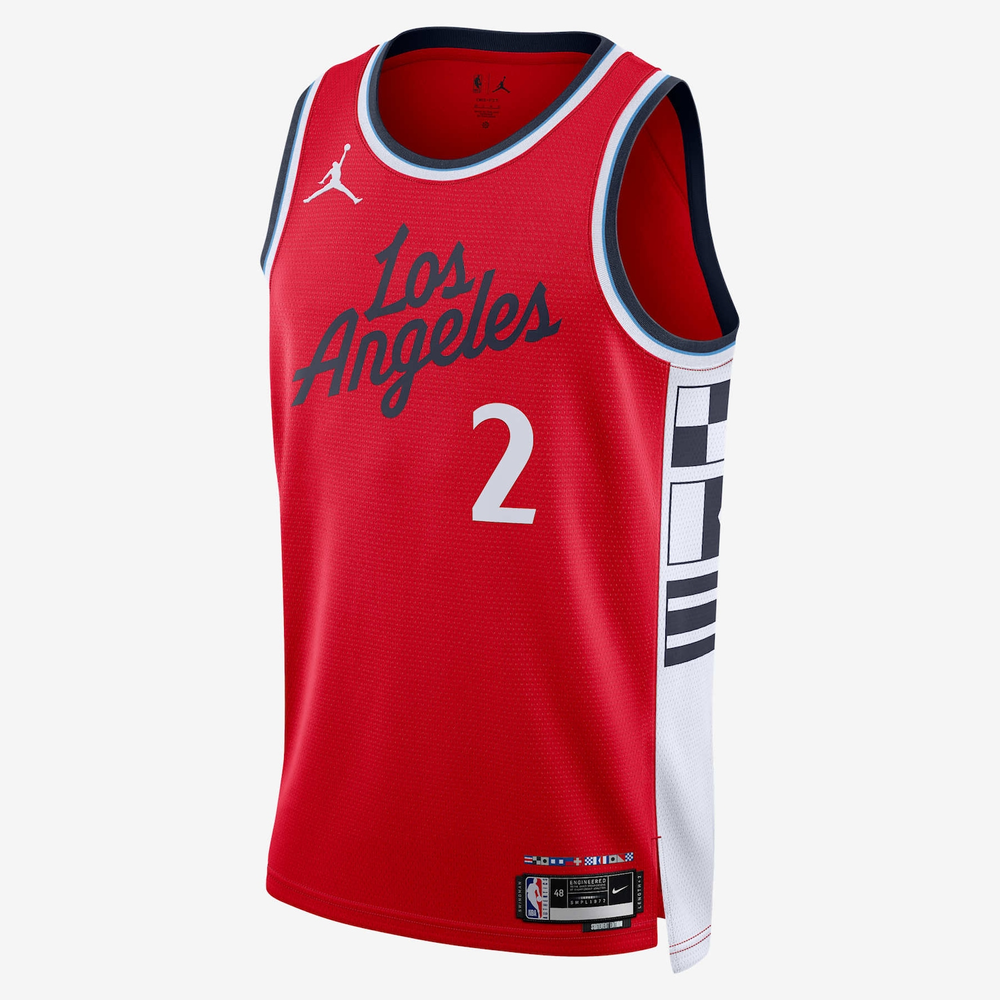 Regata Jordan NBA Kawhi Leonard Los Angeles Clippers 2024/25 Statement Edition Masculina Regata Jordan NBA Kawhi Leonard Los Angeles Clippers 2024/25 Statement Edition Masculina