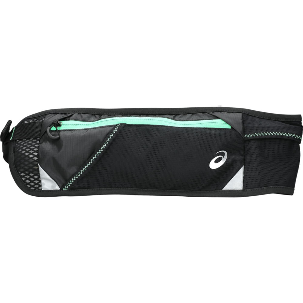 Pochete ASICS Waist L - Unissex - Preto/Verde - tam: U