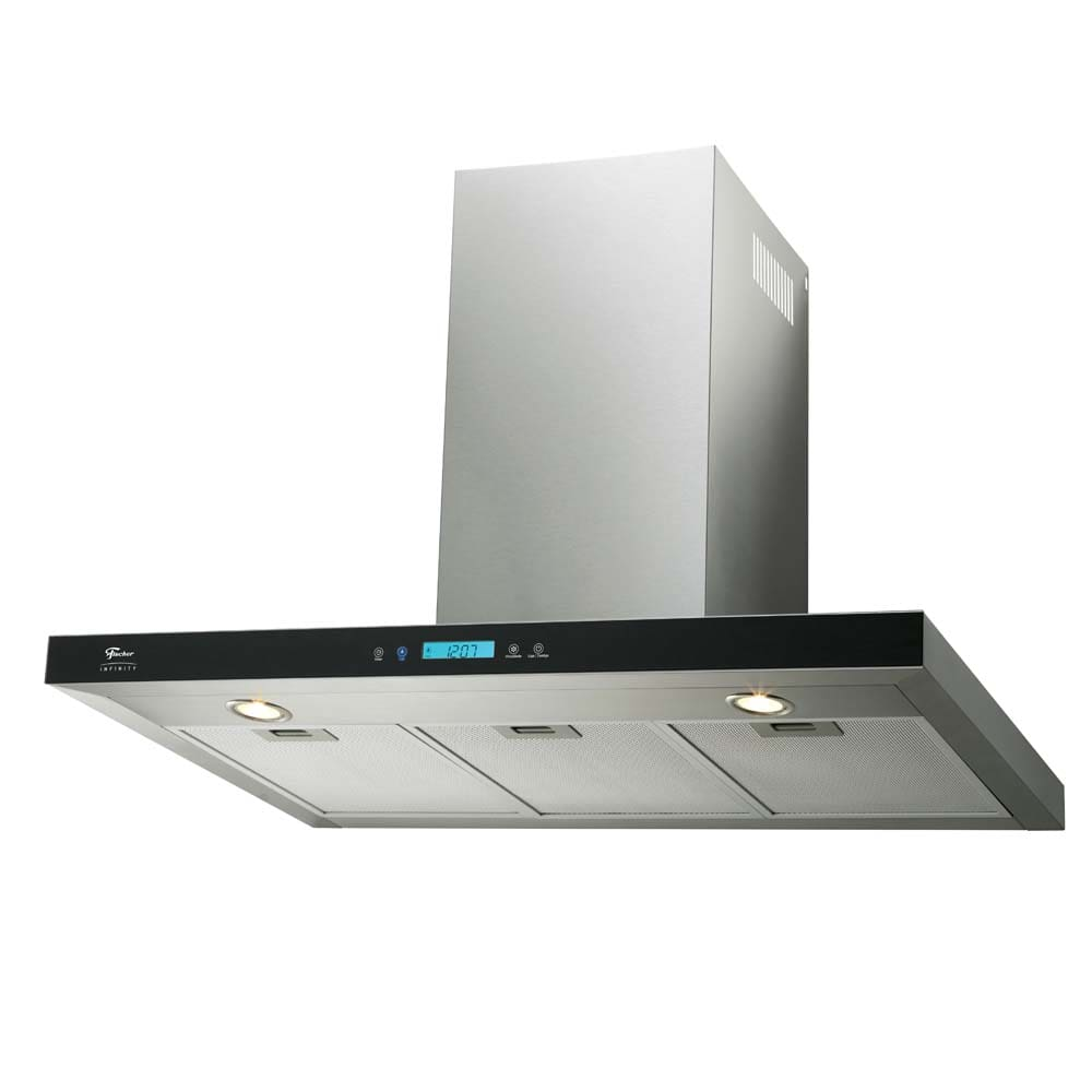 Coifa de Parede Fischer Infinity Vidro Preto - 90cm - 127V