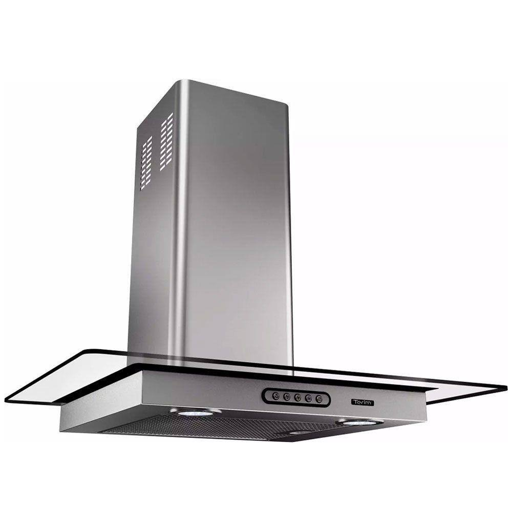 Coifa de Parede 60 cm Vidro Reto Terim - 110V