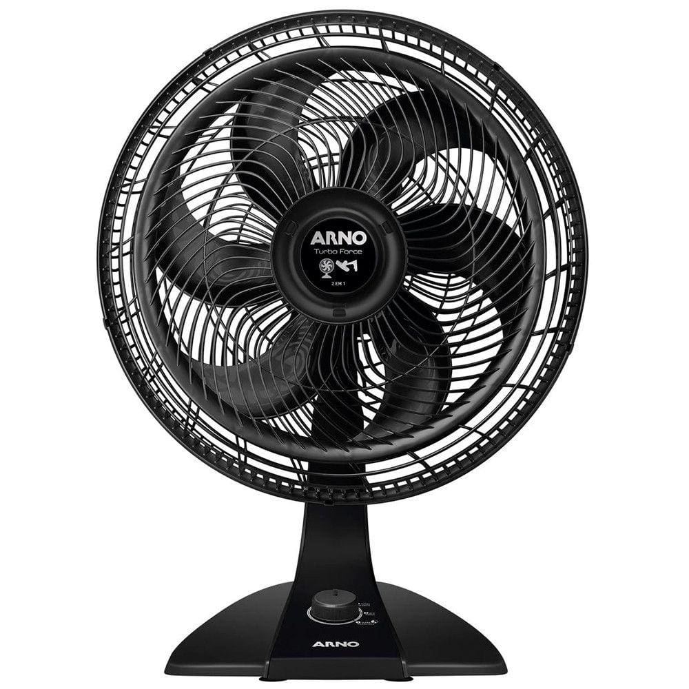 Ventilador de Mesa Arno Turbo Force 40cm VF42 2 em 1 6 Pás 3 Velocidades - 110V