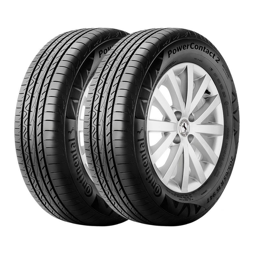 Kit 2 Pneus Continental Aro 14 185/70R14 PowerContact 2 88T Kit 2 Pneus Continental Aro 14 185/70R14 PowerContact 2 88T