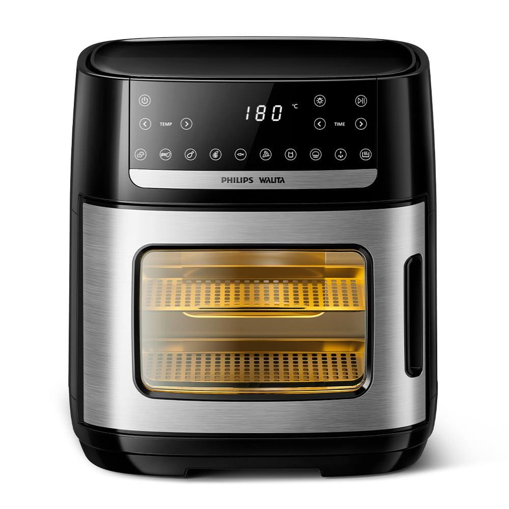 Fritadeira Airfryer Forno Philips Walita Oven AI551 12L 1900W Painel Touch 10 Funções Inox - 110V