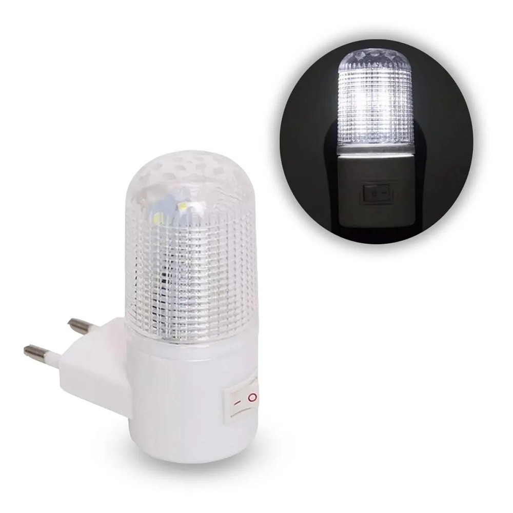 Mini Luminária Abajur de Tomada Luz Noturna Led Bivolt Mini Luminária Abajur de Tomada Luz Noturna Led Bivolt