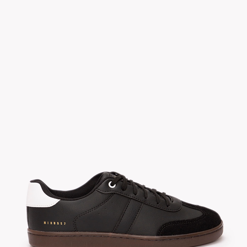 Tênis casual com tiras mindset preto Tênis casual com tiras mindset preto