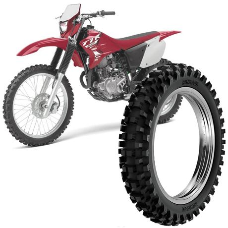 Pneu Moto TT-R 230 Rinaldi Aro 18 100/100-18 59m Traseiro RW33 Pneu Moto TT-R 230 Rinaldi Aro 18 100/100-18 59m Traseiro RW33
