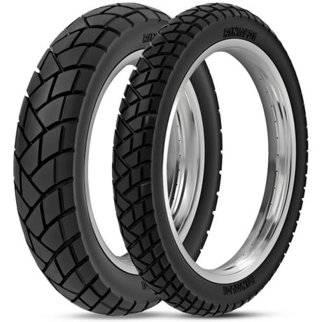Par Pneu Moto Rinaldi 130/80-18 66P R34 90/90-21 54S R34 Par Pneu Moto Rinaldi 130/80-18 66P R34 90/90-21 54S R34