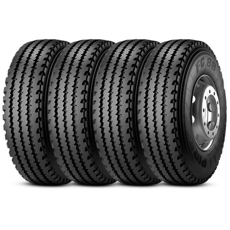 Kit 4 Pneu Pirelli Aro 22 11.00r22 Tt 150/146k Fg88 Kit 4 Pneu Pirelli Aro 22 11.00r22 Tt 150/146k Fg88
