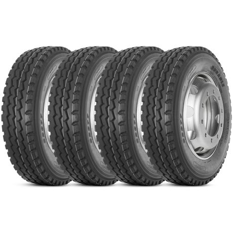 Kit 4 Pneu Durable Aro 22.5 275/80r22.5 149/146M 16 PR TL DR877 Liso Misto Kit 4 Pneu Durable Aro 22.5 275/80r22.5 149/146M 16 PR TL DR877 Liso Misto