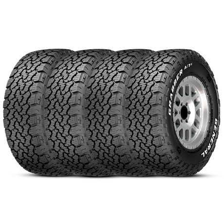 Kit 4 Pneu General by Continental Aro 15 235/75R15 104/101S FR 6PR Grabber A/TX Kit 4 Pneu General by Continental Aro 15 235/75R15 104/101S FR 6PR Grabber A/TX