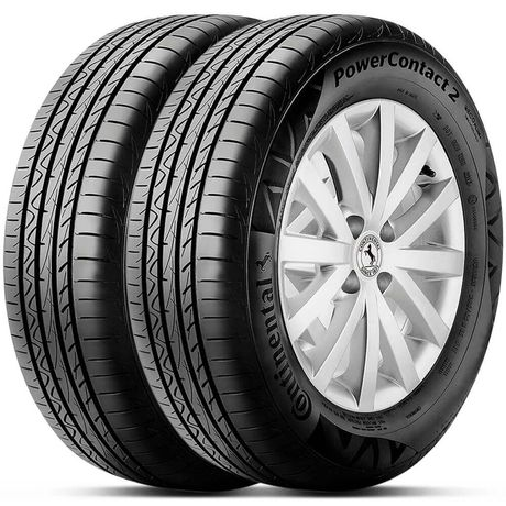 Kit 2 Pneu Aro 16 215/60R16 Continental 92H Power Contact2 - Kit 2 Pneu Aro 16 215/60R16 Continental 92H PowerContact 2