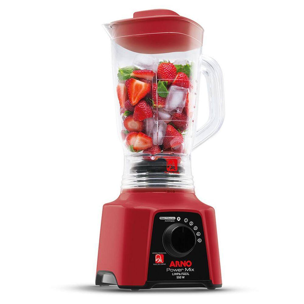 Liquidificador Arno Power Mix Lq30 550W Vermelho 110V - 110V Liquidificador Arno Power Mix Lq30 550W Vermelho 110V - 110V