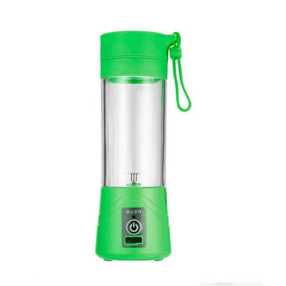Mini Liquidificador Portátil Shake Eletrico Juice Cup Verde Mini Liquidificador Portátil Shake Eletrico Juice Cup Verde