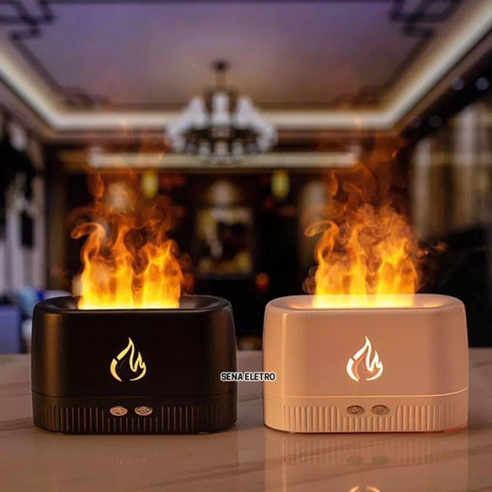 Umidificador Aromatizador Purificador de Ar Nevoa Chamas Umidificador Aromatizador Purificador de Ar Nevoa Chamas