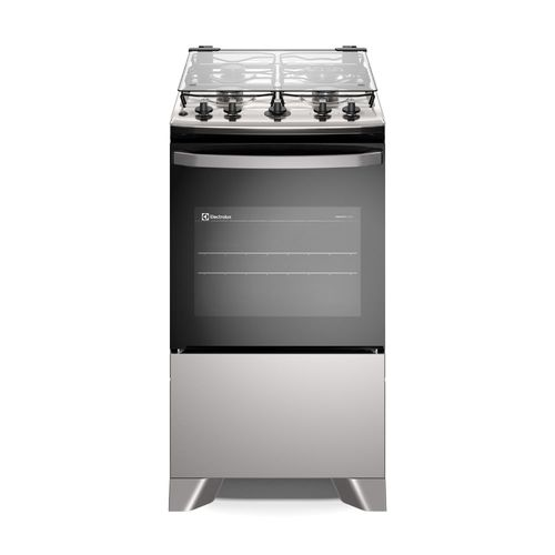 Fogão 4 bocas Electrolux Cinza Efficient Mesa Inox, PerfectCook e VaporBake® (FE4IG) - Bivolt Fogão 4 bocas Electrolux Cinza Efficient Mesa Inox, PerfectCook e VaporBake® (FE4IG) - Bivolt