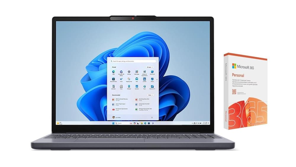 Notebook 15.3" Lenovo IdeaPad Slim 3i Windows 11 Intel i5-13420H 8GB 512GB SSD Cinza + Microsoft 365 Personal Notebook 15.3" Lenovo IdeaPad Slim 3i Windows 11 Intel i5-13420H 8GB 512GB SSD Cinza + Microsoft 365 Personal