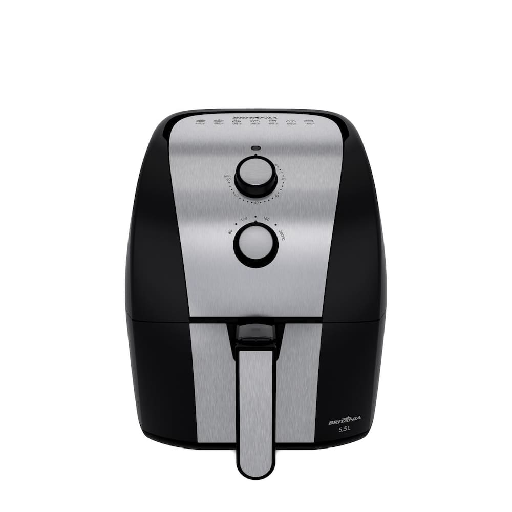 Fritadeira Elétrica Britânia BFR51 Gold 5,5L 1500W Air Flow Preta - 220V Fritadeira Elétrica Britânia BFR51 Gold 5,5L 1500W Air Flow Preta - 220V