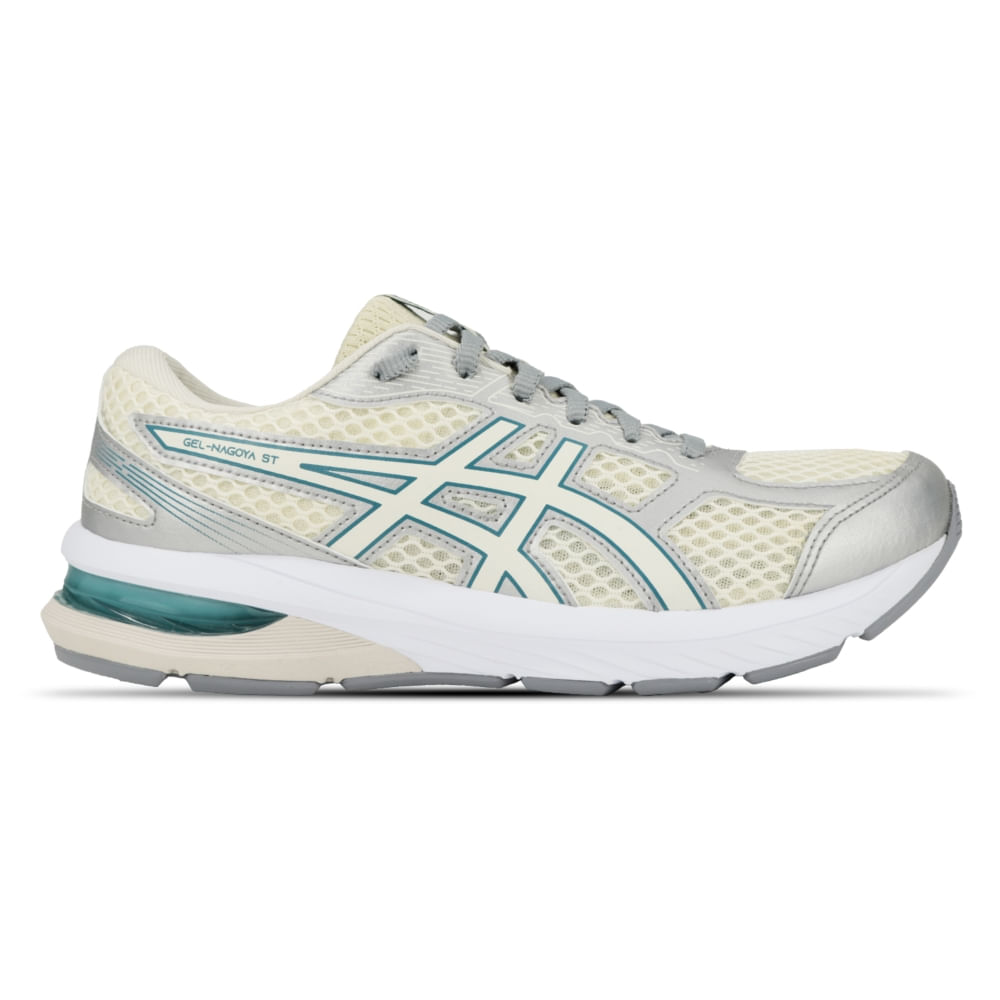 Tênis ASICS GEL-Nagoya St - Feminino - Bege/Azul