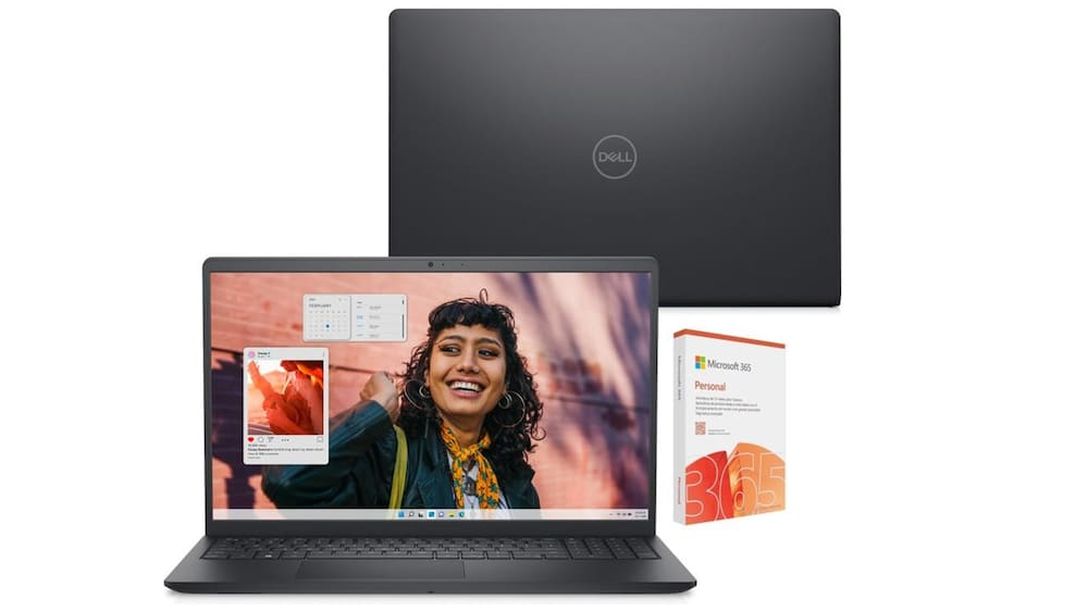 Notebook 15,6" Full HD Dell Inspiron I15-I1300-A80P Windows 11 Intel Core i7 16GB DDR4 1TB SSD Preto + Microsoft 365 Personal
