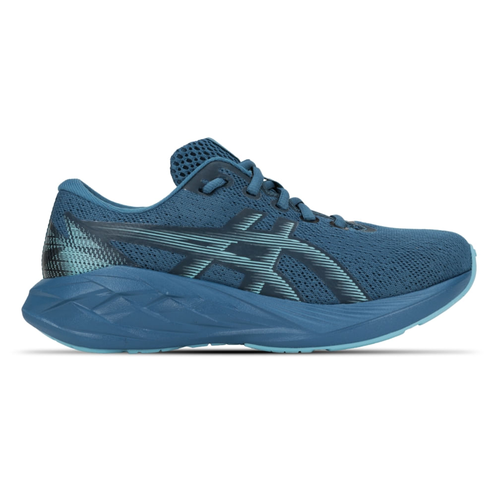 Tênis ASICS Novablast 5 GS - Infantil - Azul/Azul