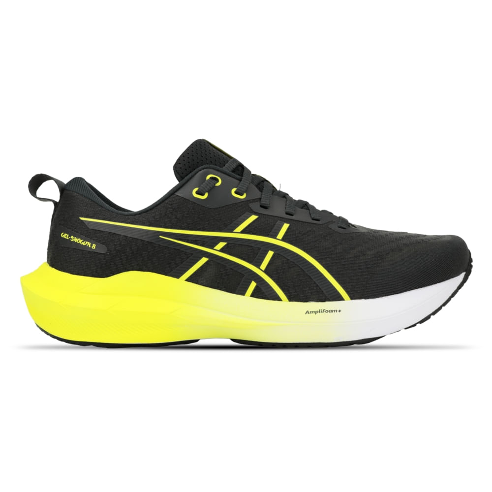 Tênis ASICS GEL-Shogun 8 - Masculino - CINZA/AMARELO Tênis ASICS GEL-Shogun 8 - Masculino - CINZA/AMARELO