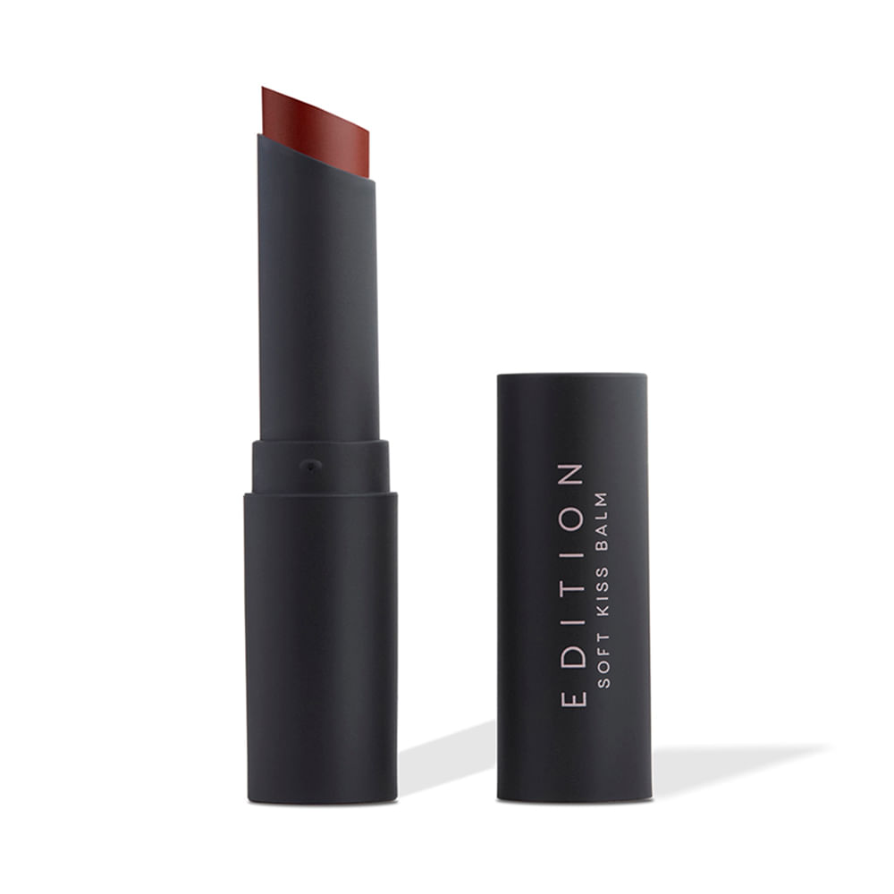 Batom océane bálsamo labial soft kiss balm frisky marrom