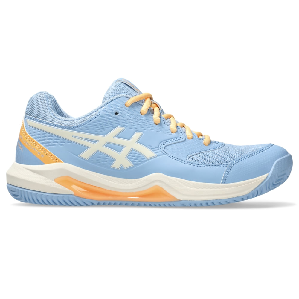 Tênis ASICS Gel-Dedicate 8 Padel - Feminino - Azul/Bege Tênis ASICS Gel-Dedicate 8 Padel - Feminino - Azul/Bege