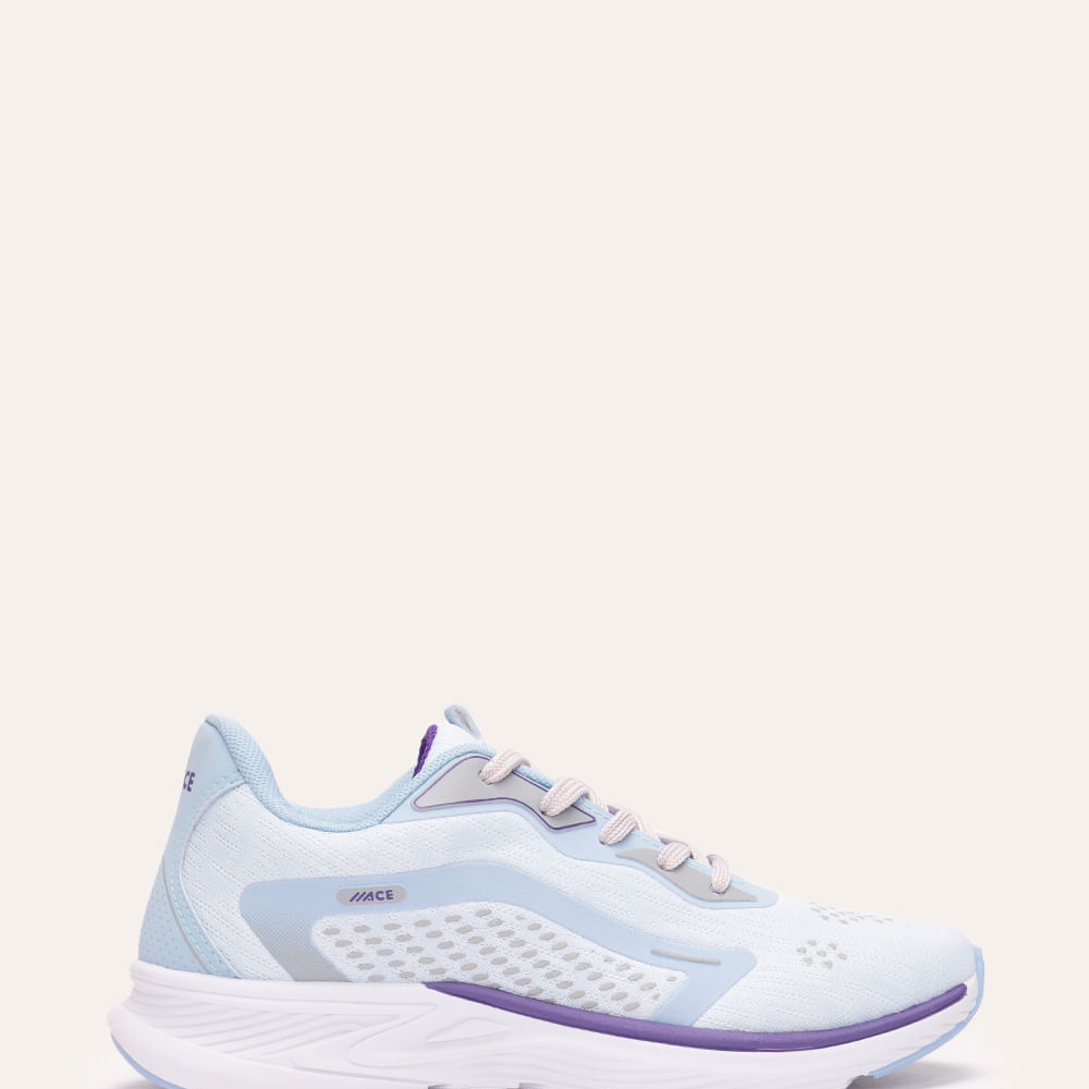 Tênis com recorte esportivo ace azul Tênis com recorte esportivo ace azul