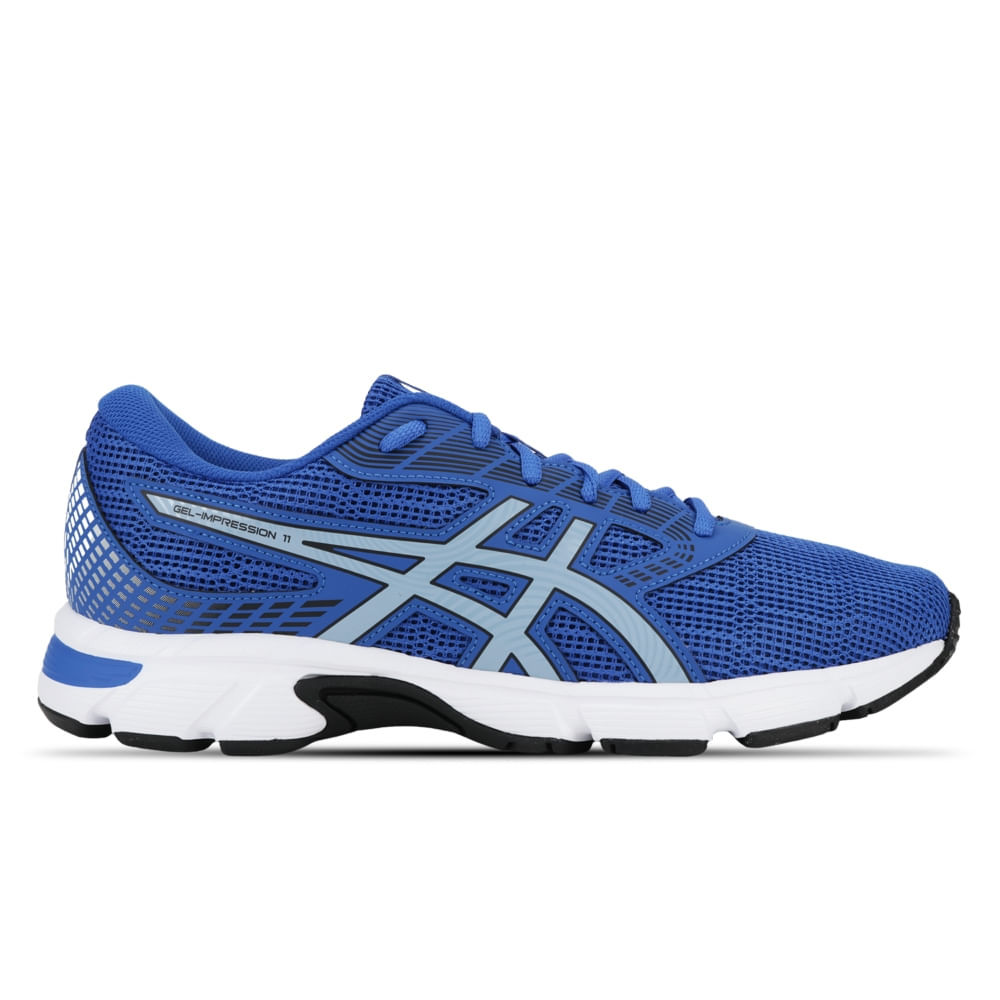 Tênis ASICS GEL-Impression 11 - Masculino - Azul/Preto