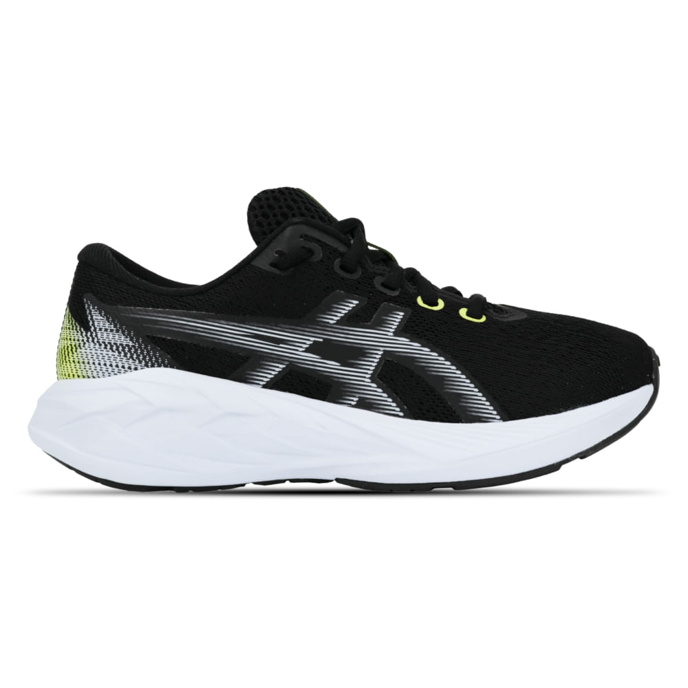 Tênis ASICS Novablast 5 GS - Infantil - Preto/Azul Tênis ASICS Novablast 5 GS - Infantil - Preto/Azul