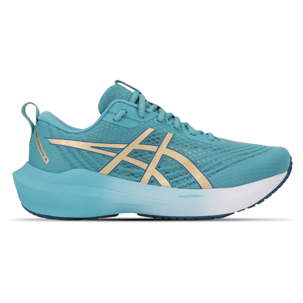 Tênis ASICS GEL-Nagoya 8 - Feminino - AZUL/DOURADO Tênis ASICS GEL-Nagoya 8 - Feminino - AZUL/DOURADO