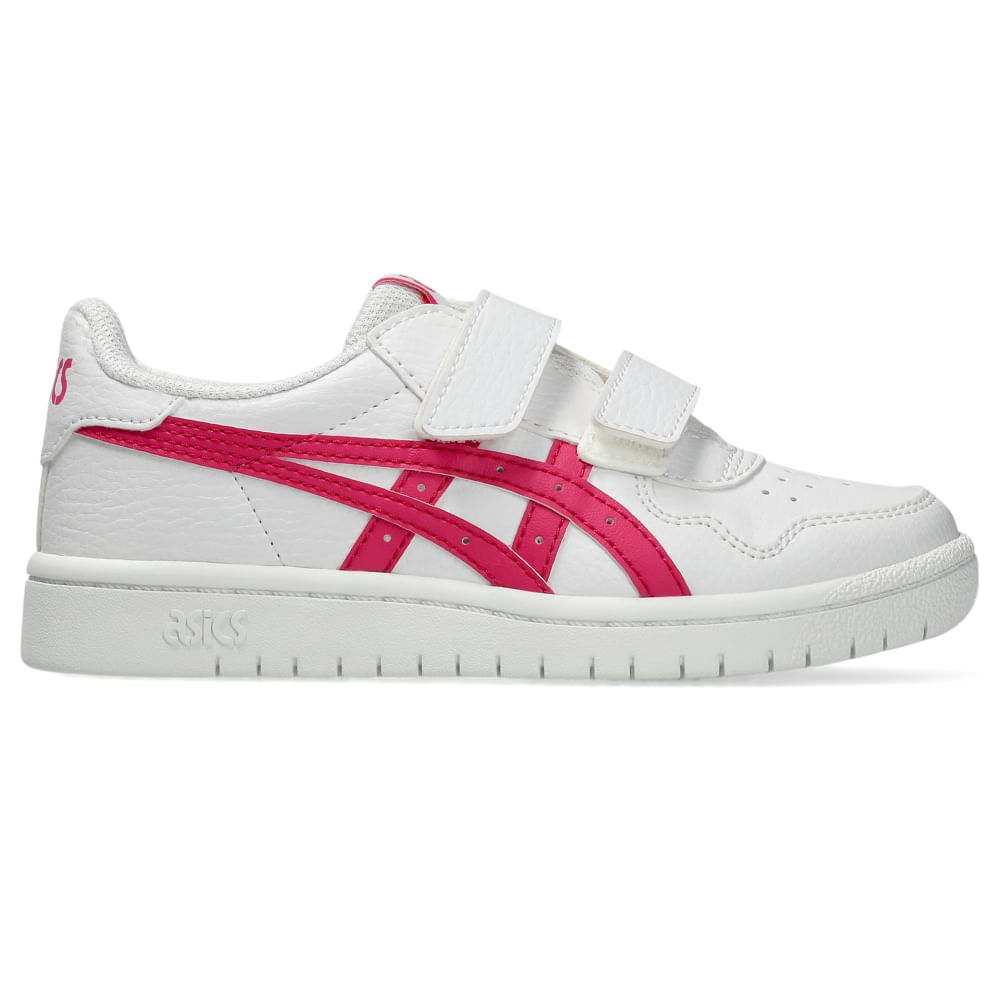 Tênis ASICS Japan S PS - Infantil - Branco/Rosa Tênis ASICS Japan S PS - Infantil - Branco/Rosa