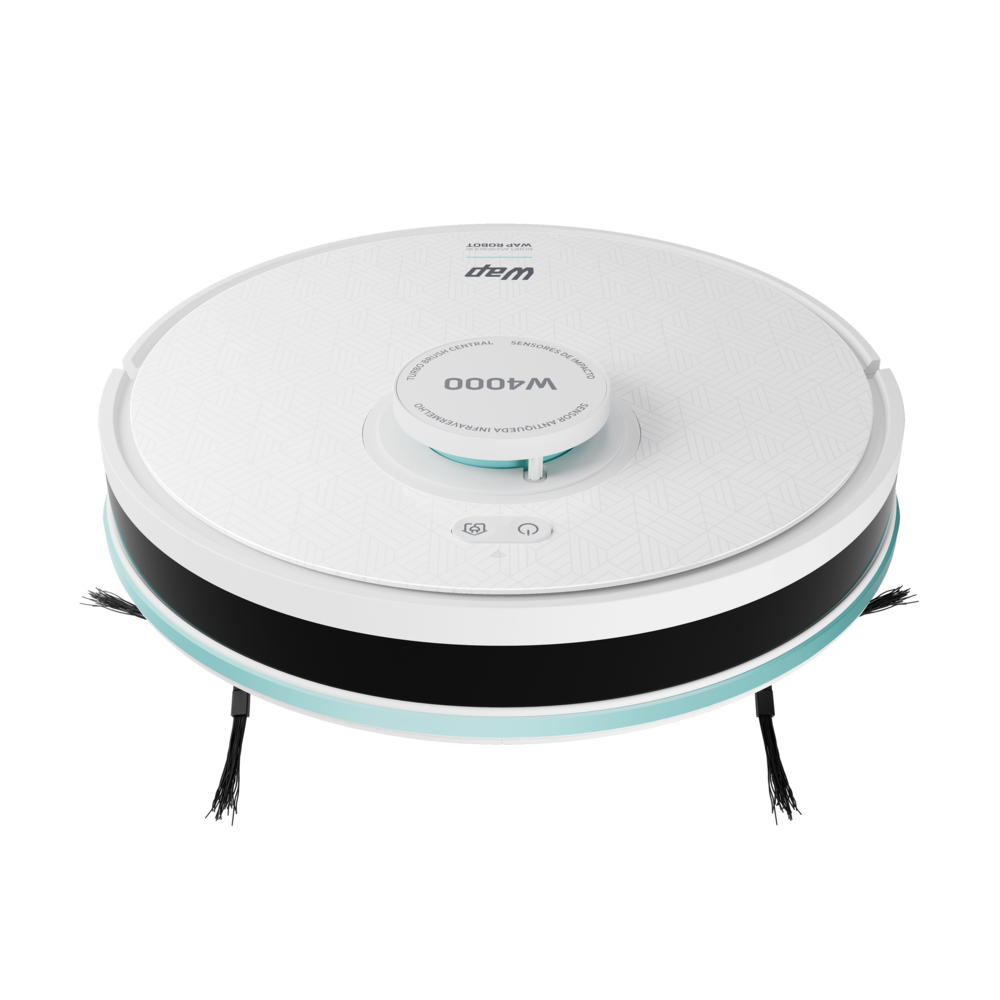 Robô Aspirador de Pó WAP ROBOT W4000 48W Navegação 360° Branco - 110V