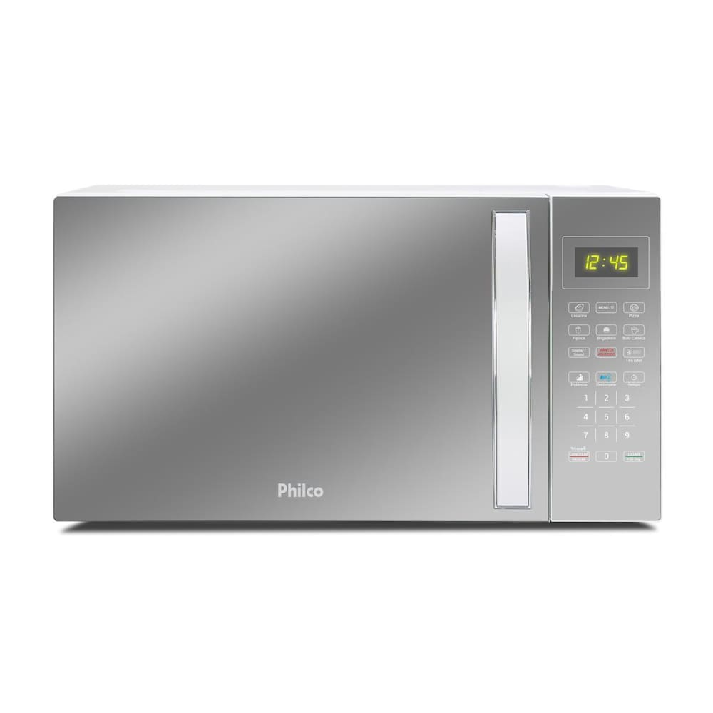 Micro-ondas Philco 28 Litros Limpa Fácil PMO30E 1100W Prata 220v - 220V Micro-ondas Philco 28 Litros Limpa Fácil PMO30E 1100W Prata 220v - 220V