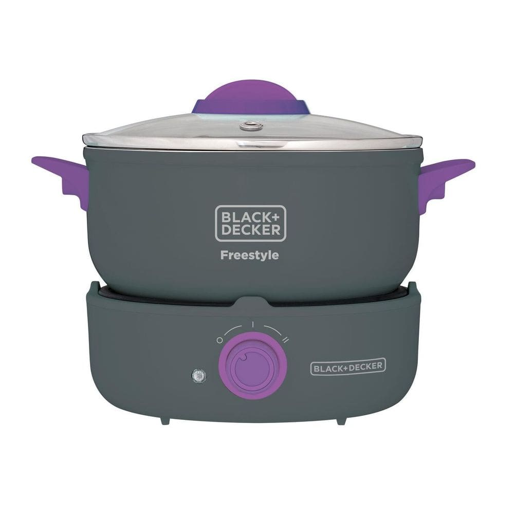 Panela Eletrica Multiuso Freestyle Pc700 Black Decker 2,5L - Panela Elétrica Multiuso Black Decker 2,5L