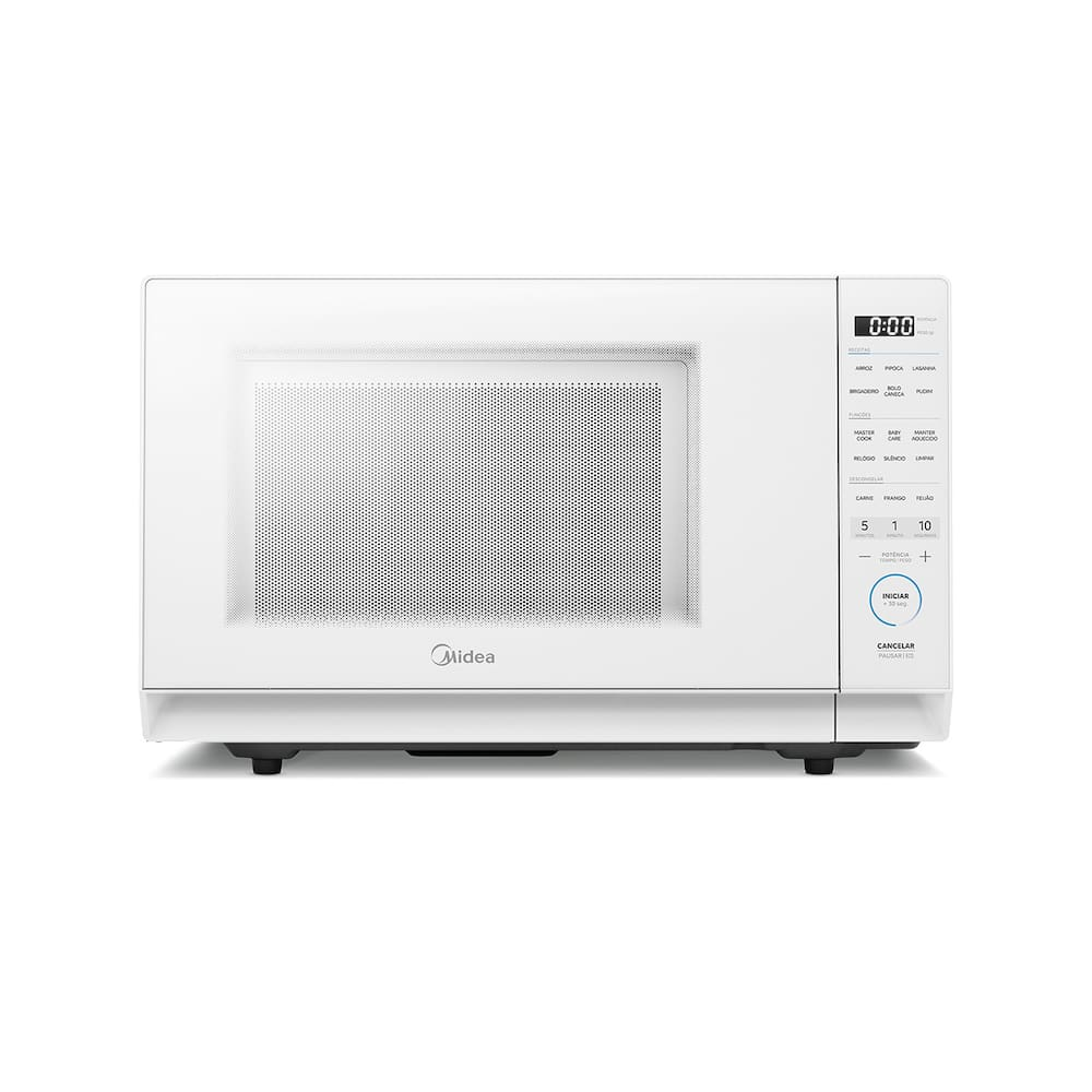 Forno Micro-ondas Midea MasterCook MHP35B 35L MasterClean 10 Níveis de Potência Branco - 220V Forno Micro-ondas Midea MasterCook MHP35B 35L MasterClean 10 Níveis de Potência Branco - 220V