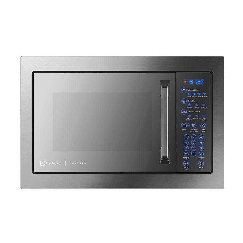 Micro-ondas de Embutir Electrolux 34 Litros com Grill Home Pro Inox MX43T 220 Volts - 220V